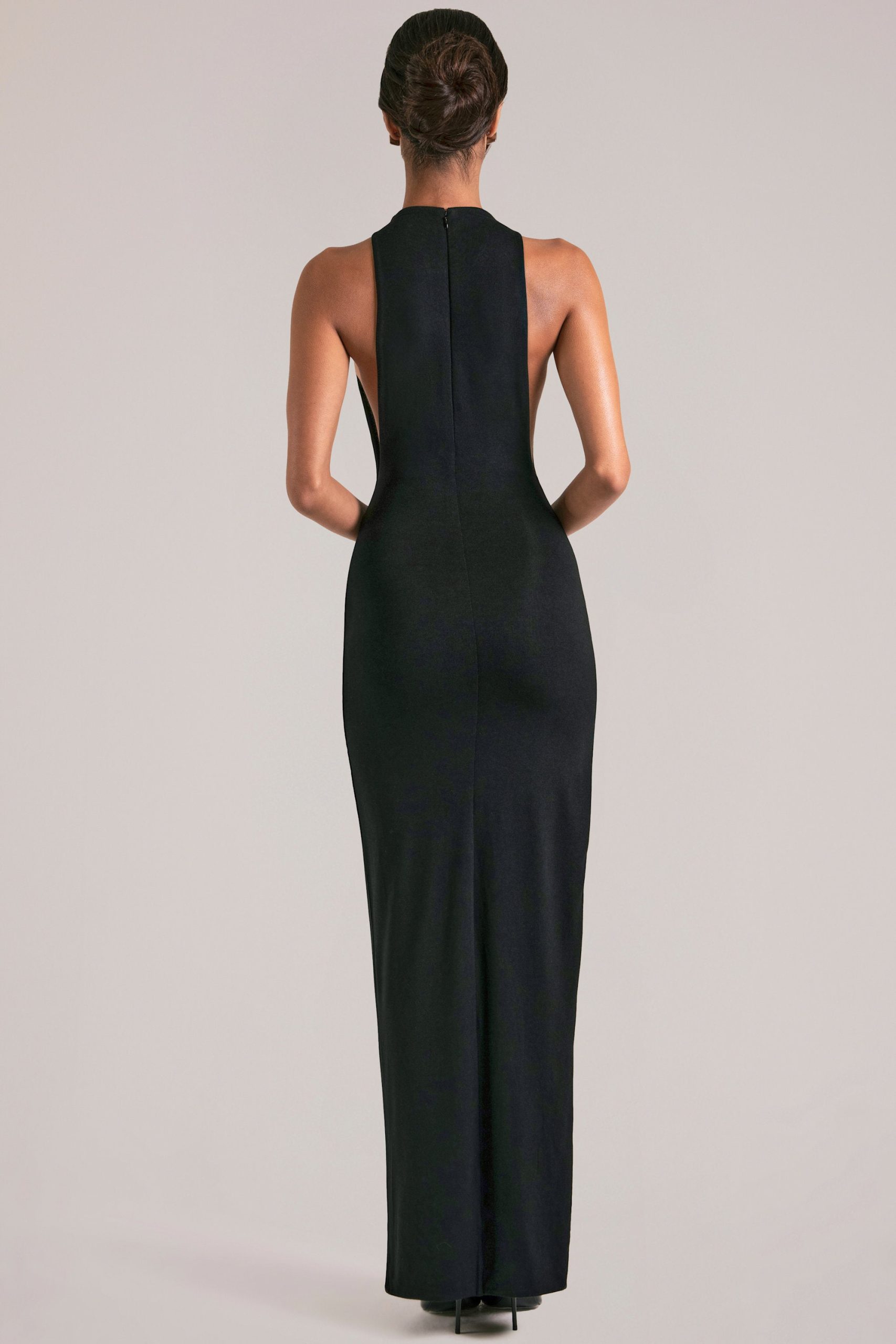 Sleeveless Maxi Dress in Black - Image 6