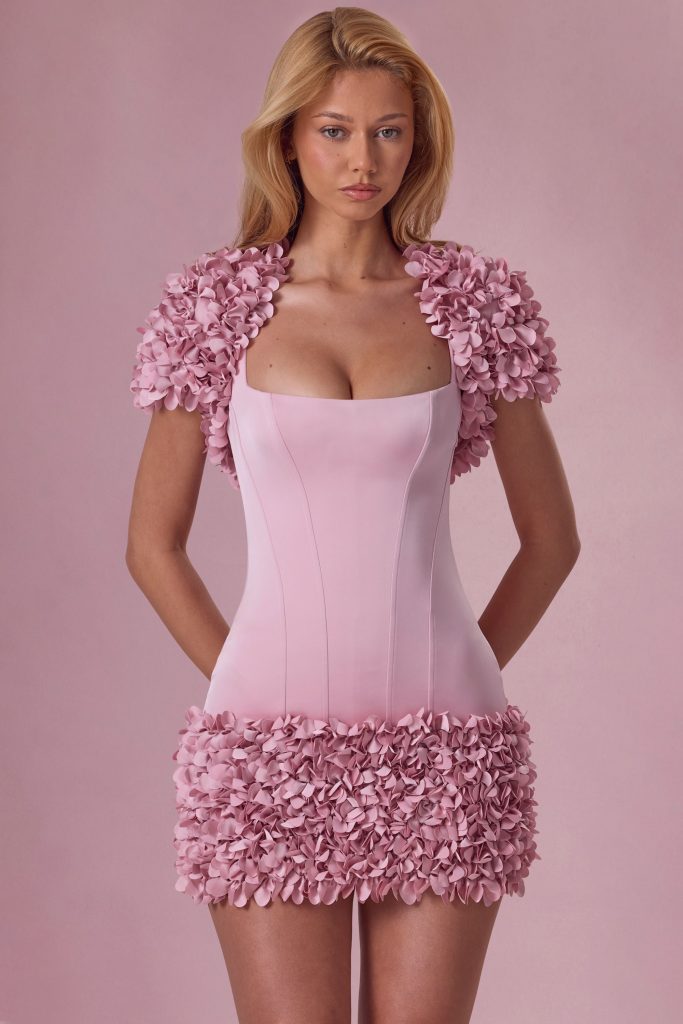 Cropped Bolero  in Blush Pink