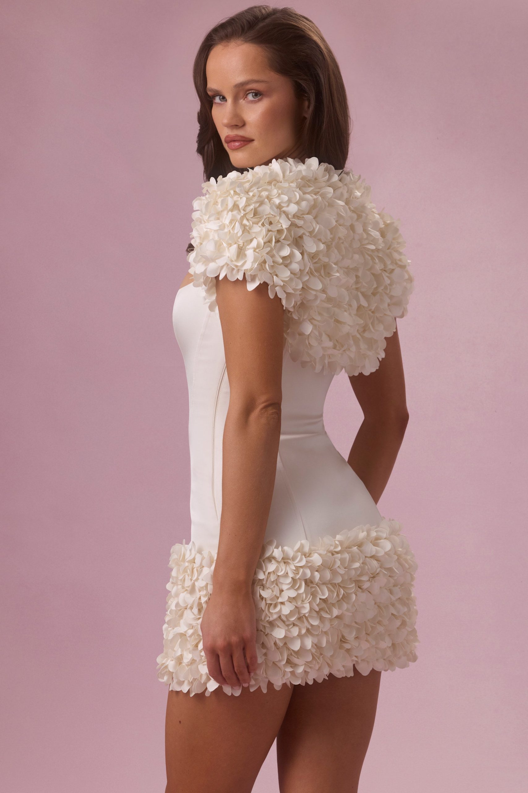 Cropped Bolero in Ivory - Image 5