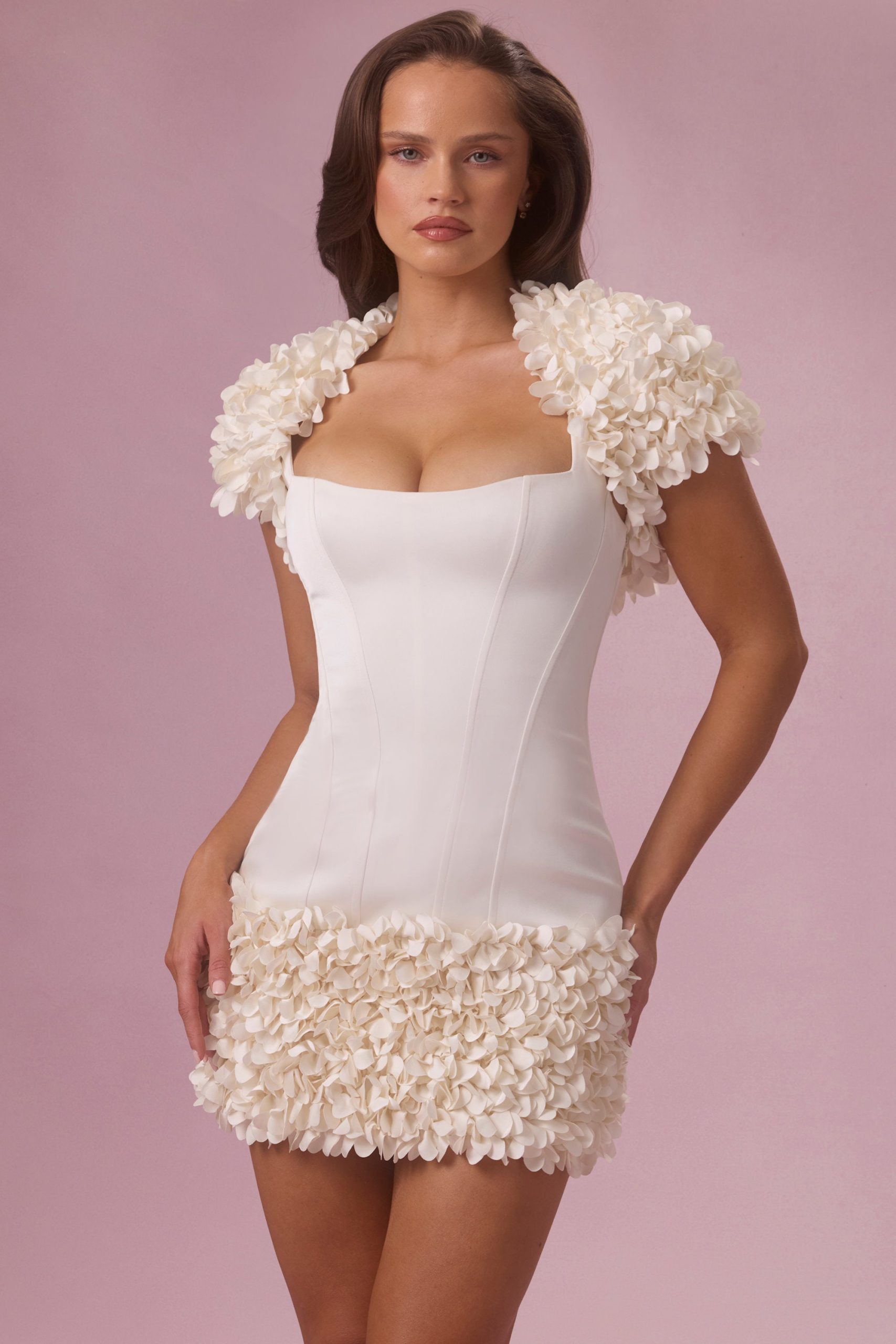 Cropped Bolero in Ivory - Image 6