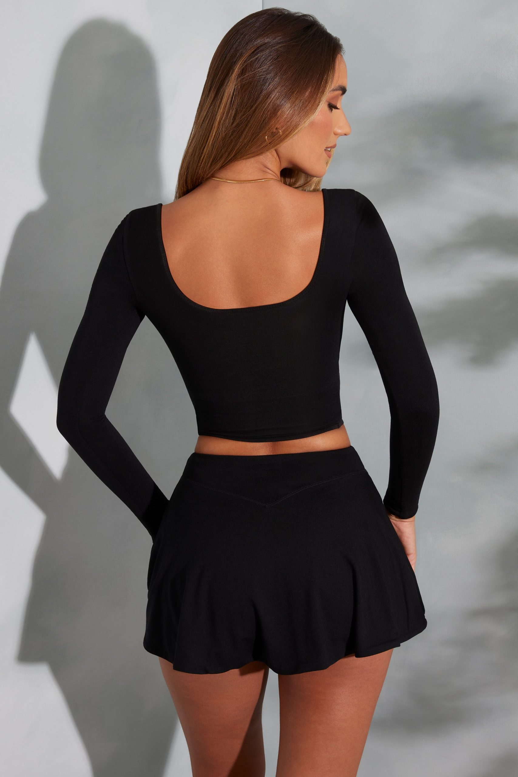 Mini Skort in Black - Image 2