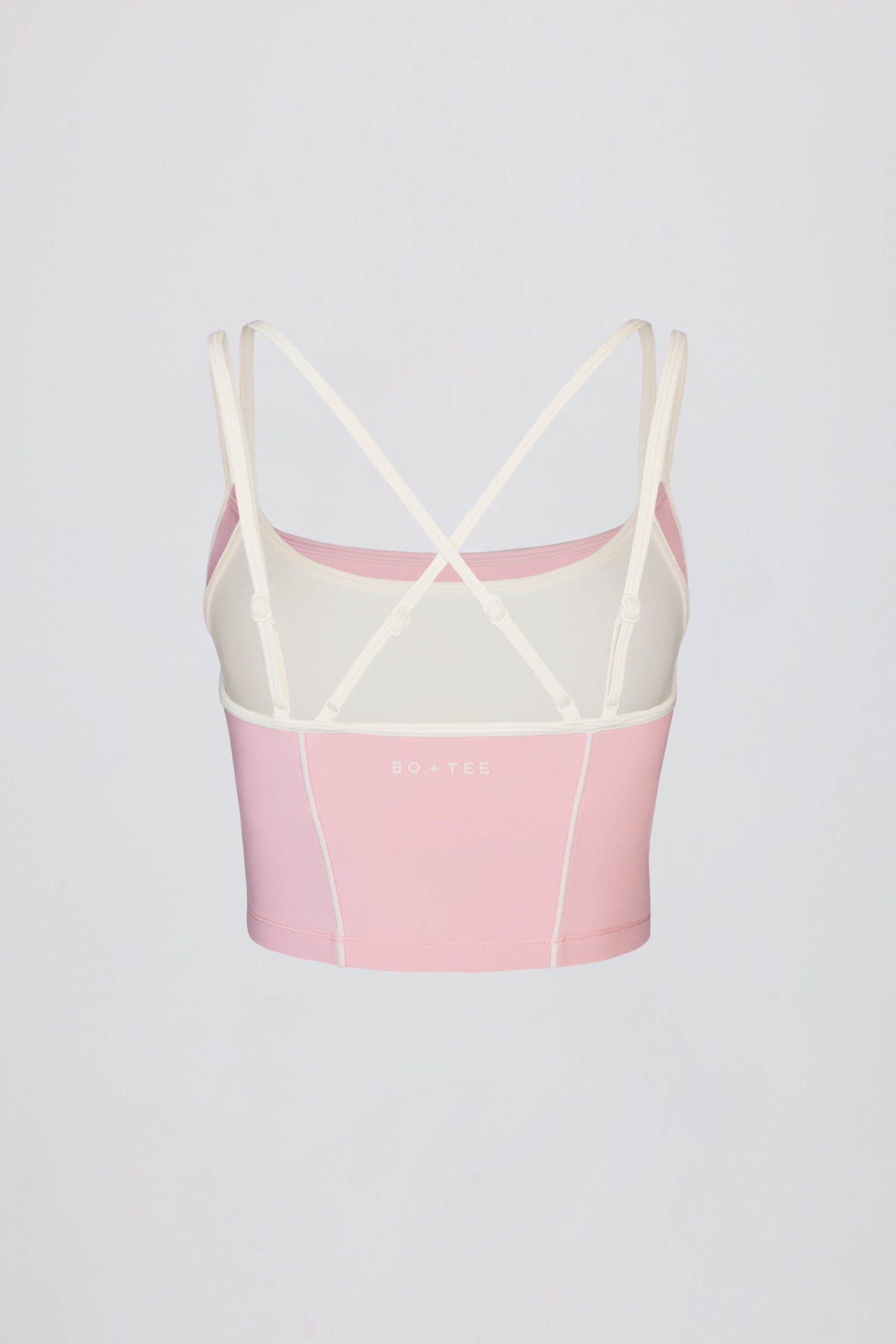 Soft Active Layered Tank Top in Powder Pink - Image 5