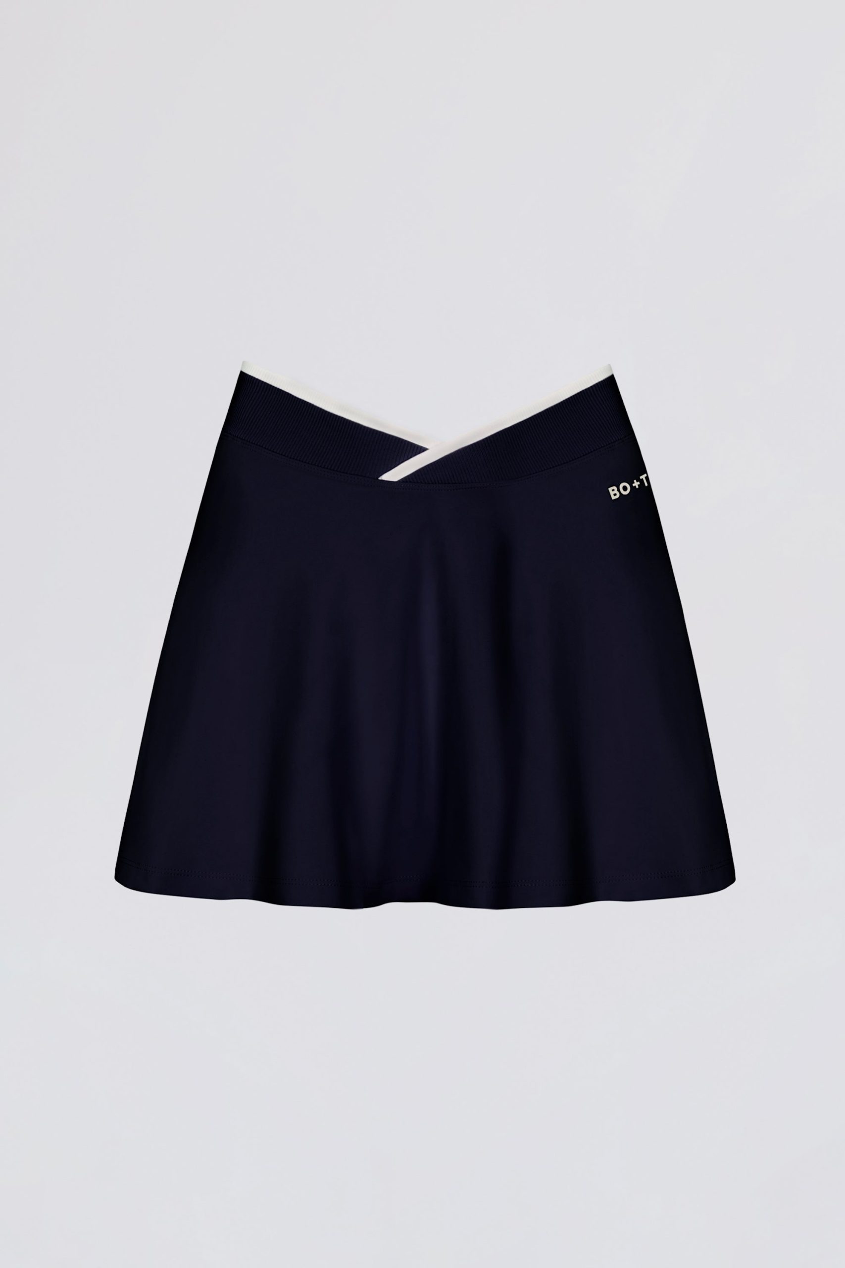 Soft Active Crossover Mini Skort in Classic Navy - Image 4