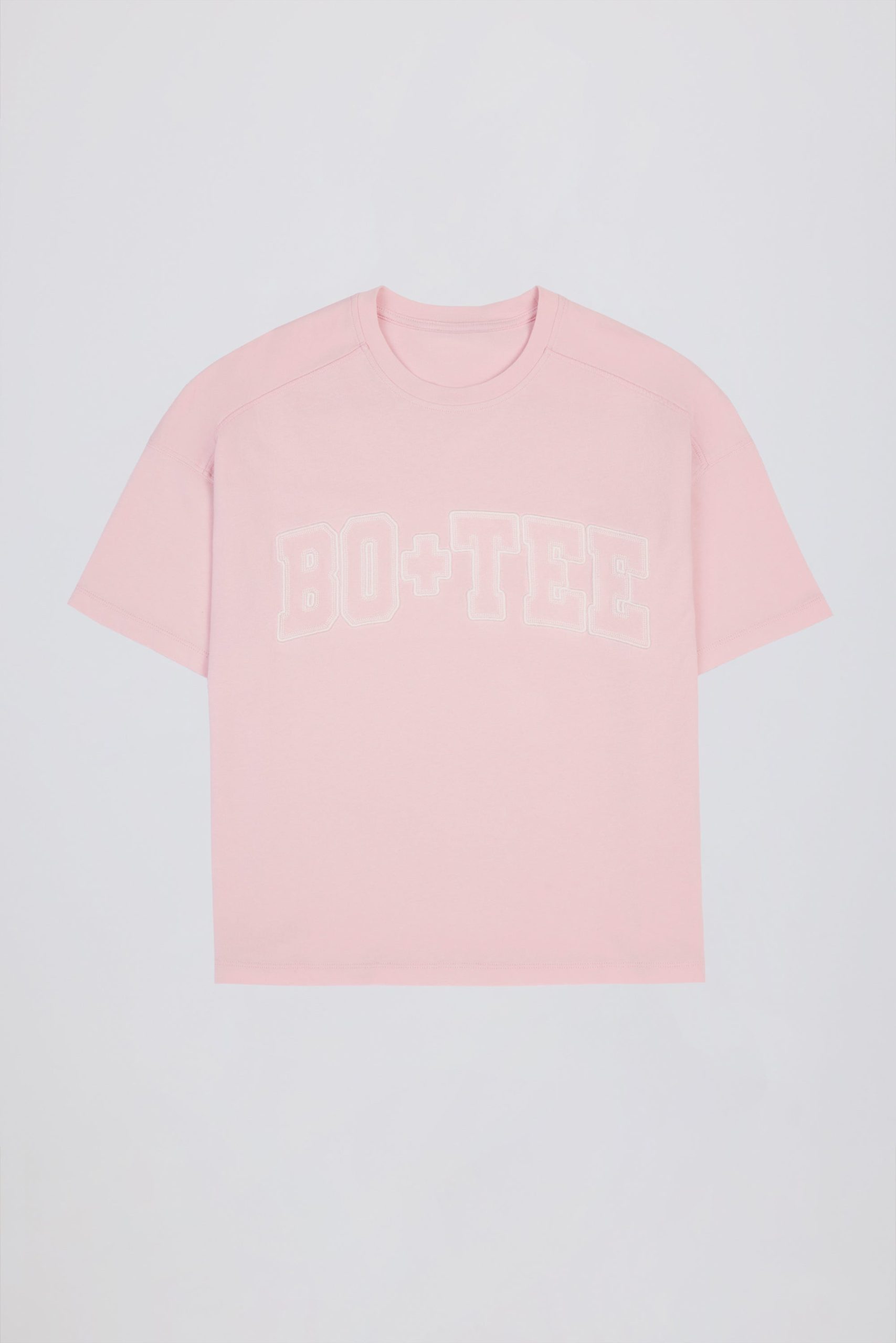 Oversized Cotton-Jersey T-Shirt in Powder Pink - Image 3
