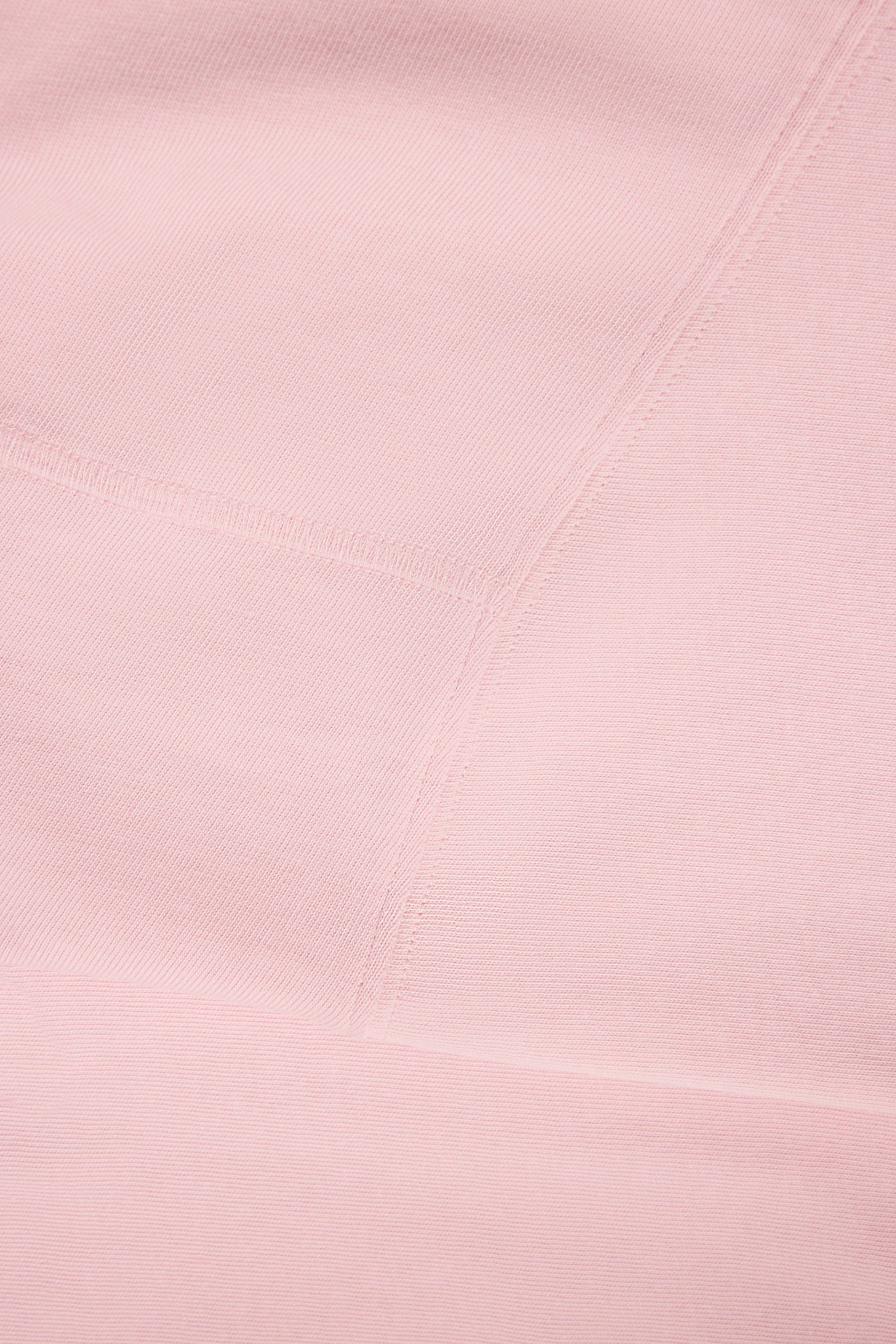 Oversized Cotton-Jersey T-Shirt in Powder Pink - Image 6