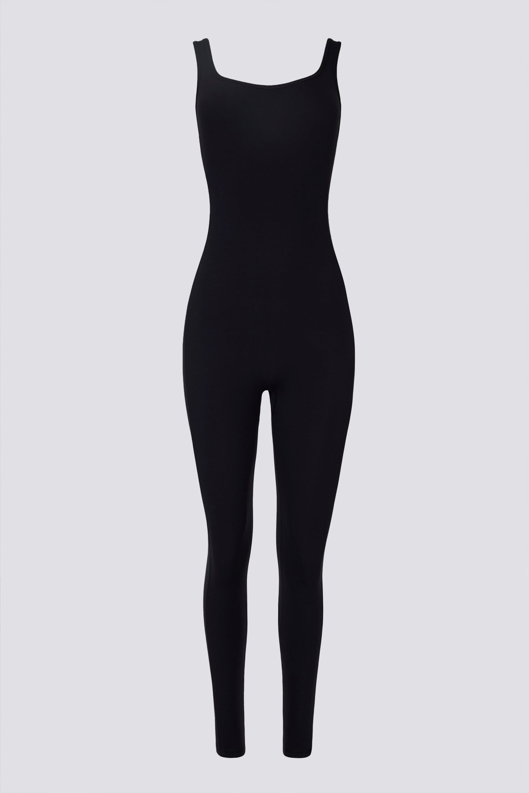 Soft Active Backless Jumpsuit in Black - Image 2