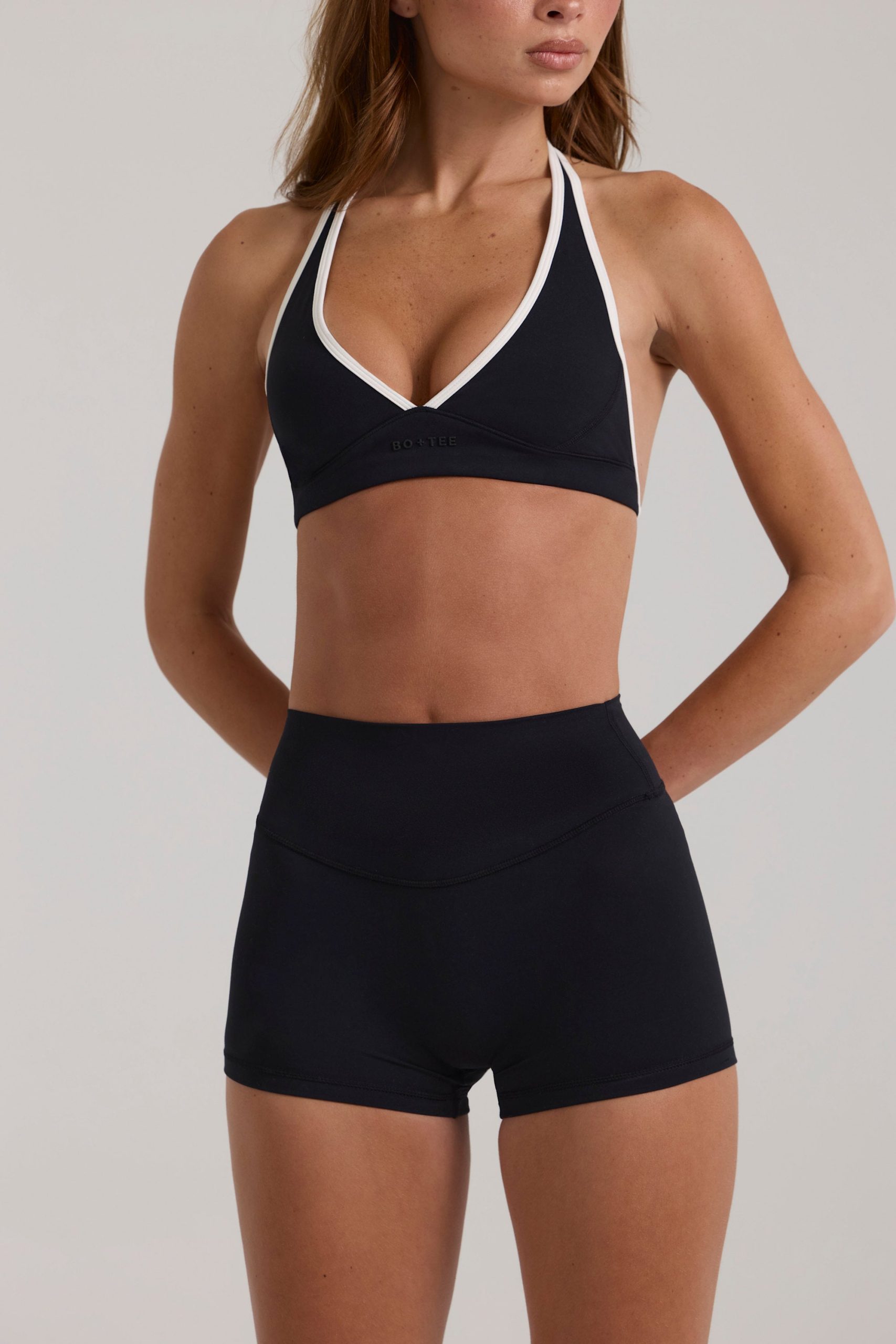 Soft Active Sports Bra in Black - Image 5