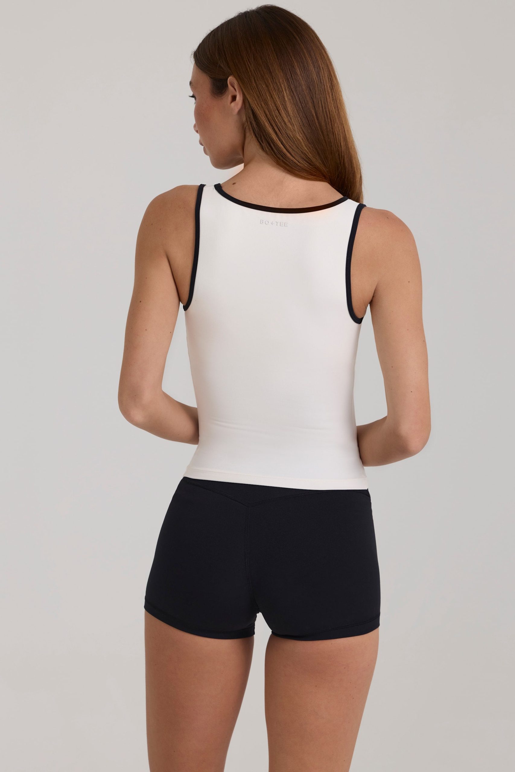 Soft Active Tank Top in Ivory - Image 2