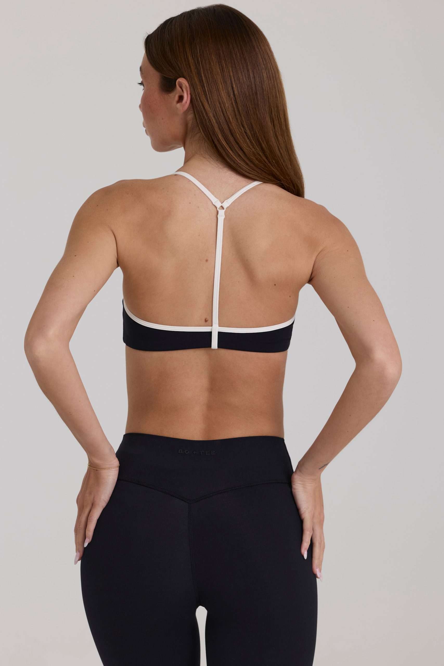 Soft Active Sports Bra in Black - Image 2