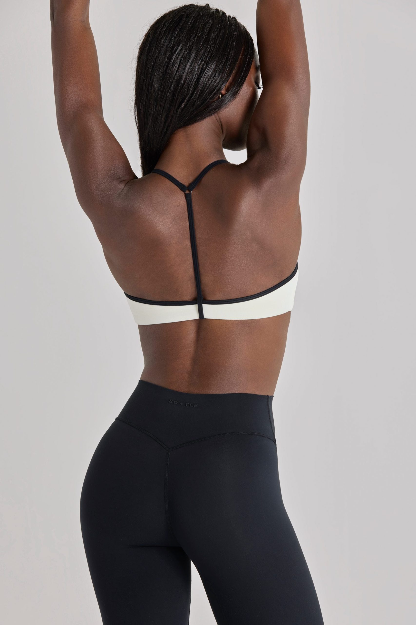 Soft Active Sports Bra in Ivory - Image 2