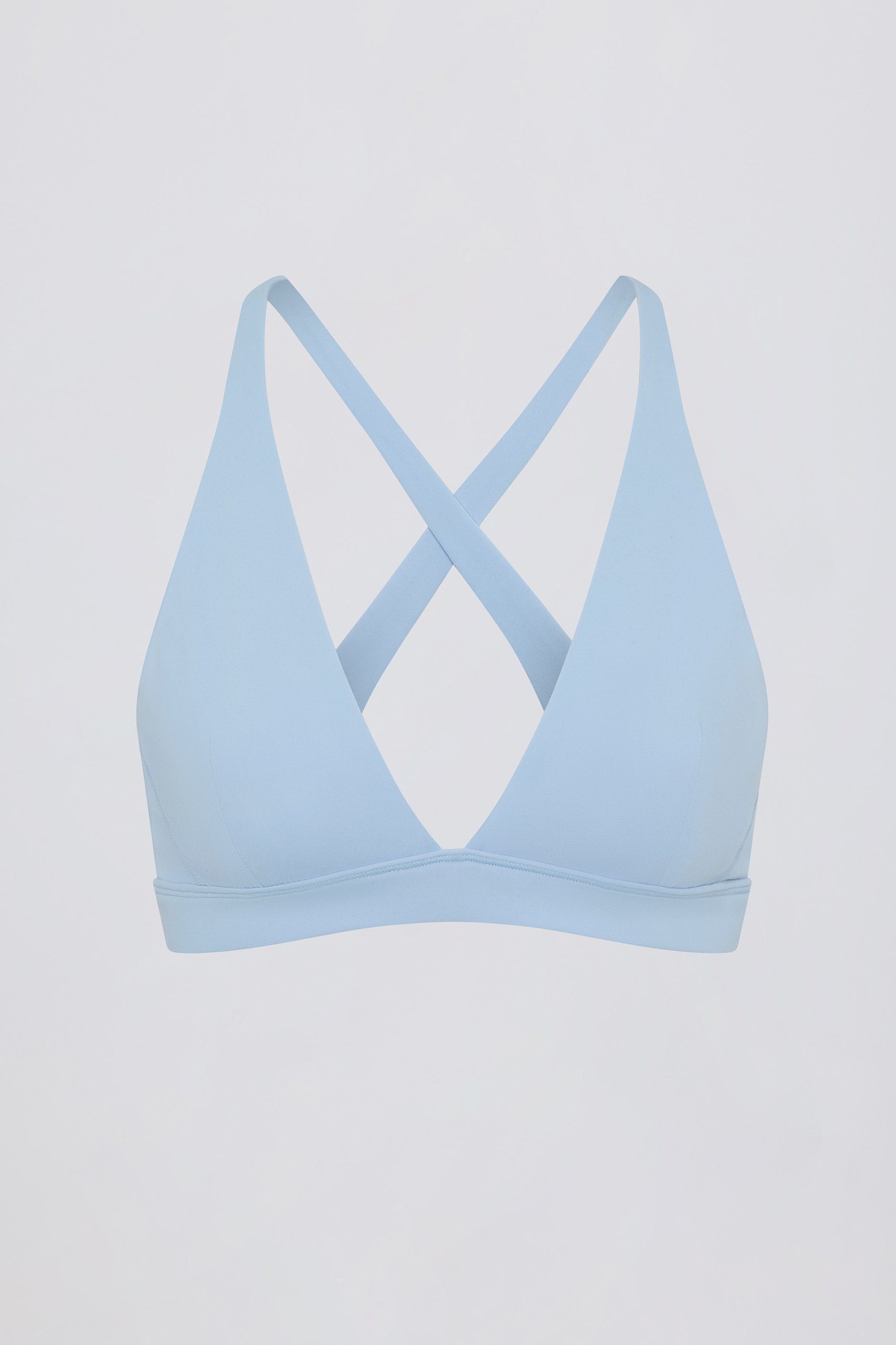 Soft Active Cross-Back Sports Bra in Sky - Image 2