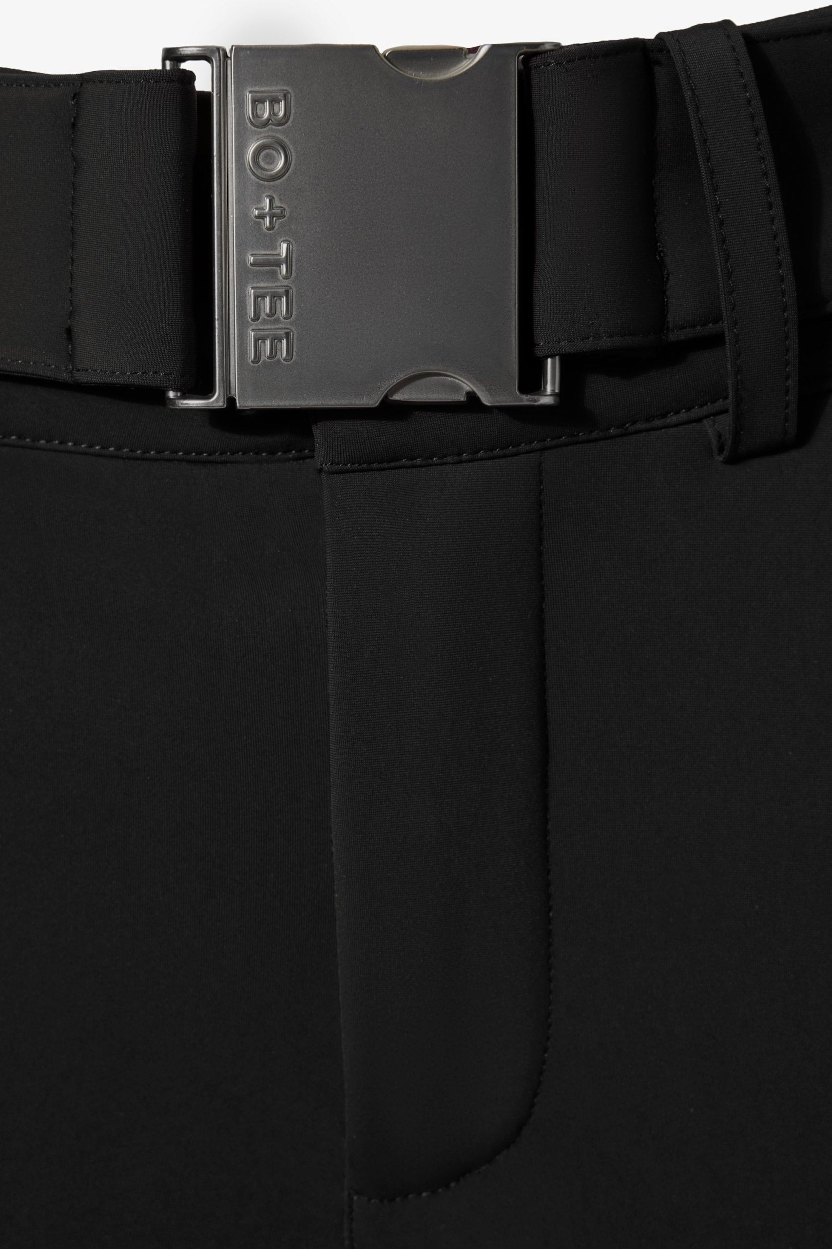 Waterproof Belted Ski Salopettes in Black - Image 7