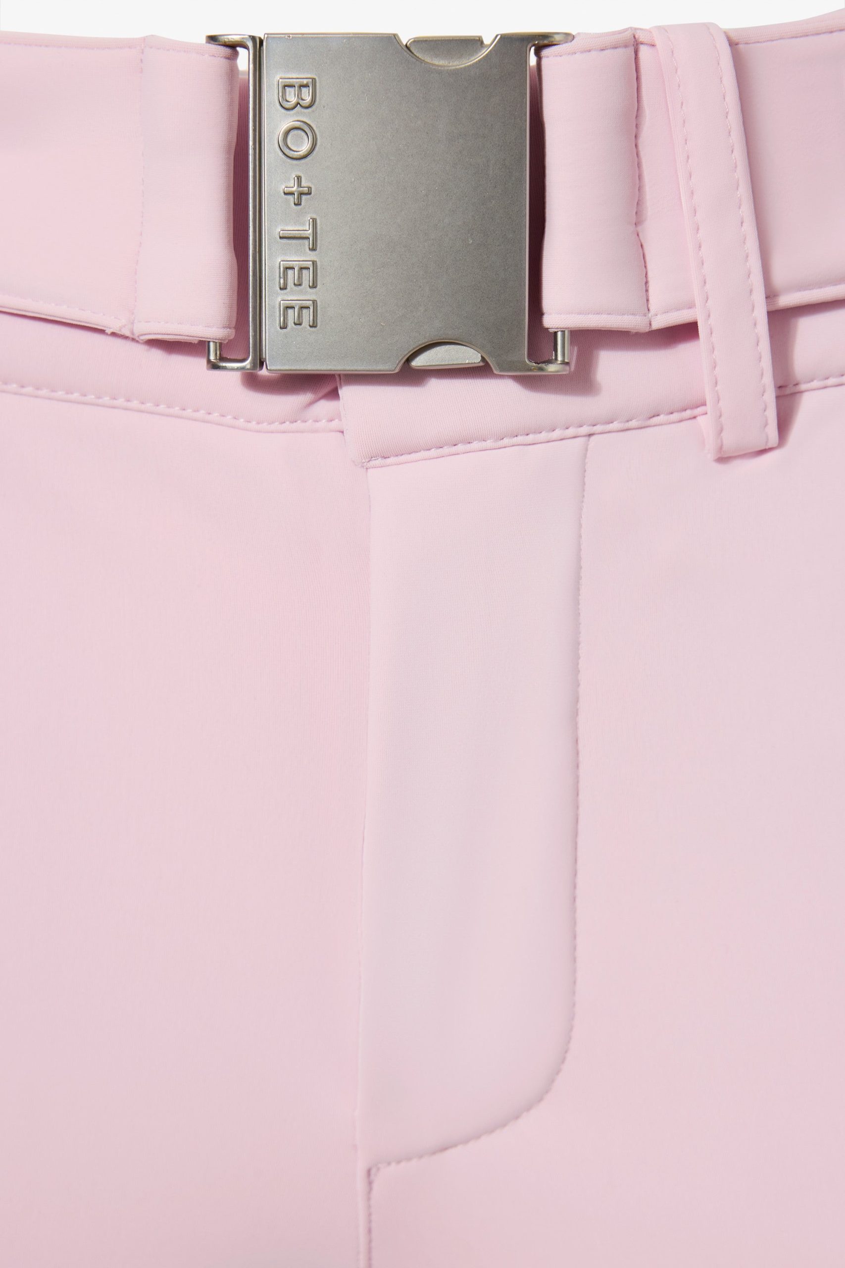 Waterproof Belted Ski Salopettes in Powder Pink - Image 4