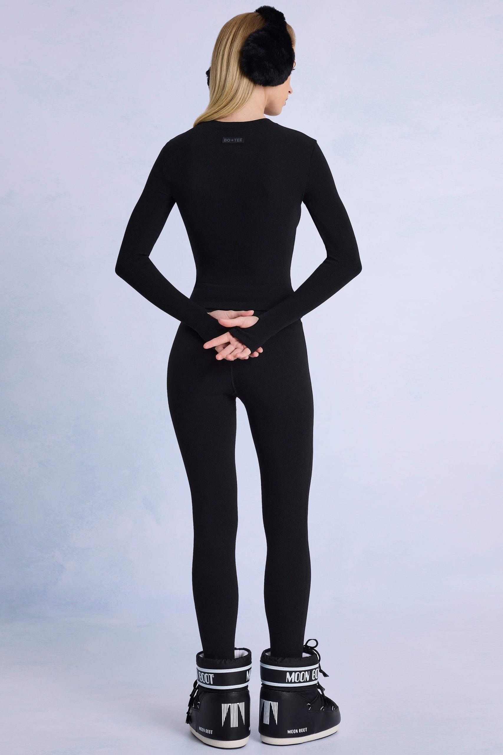 Thermal Base-Layer Leggings in Black - Image 3