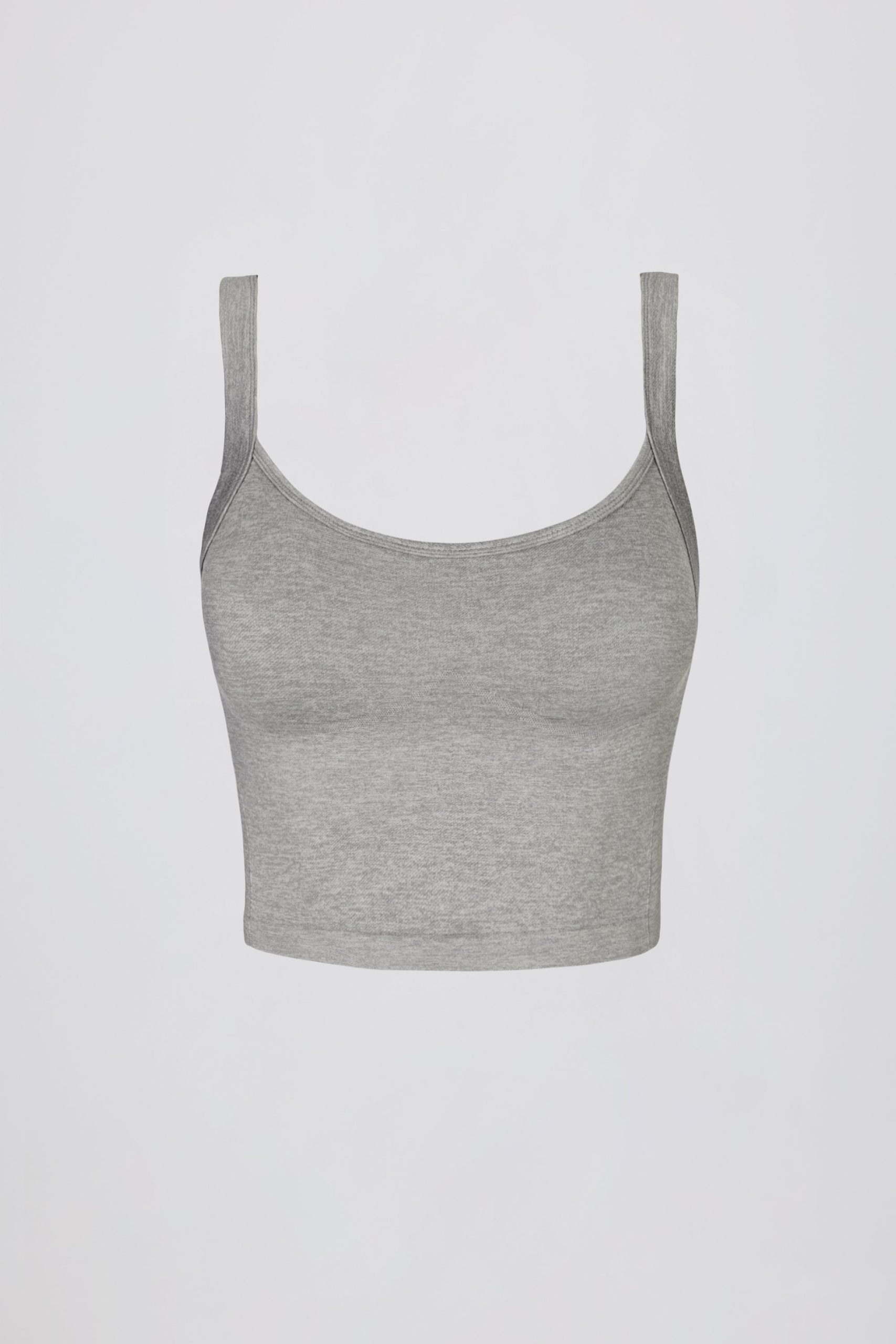 Super Sculpt Seamless Longline Camisole Top in Grey Marl - Image 3