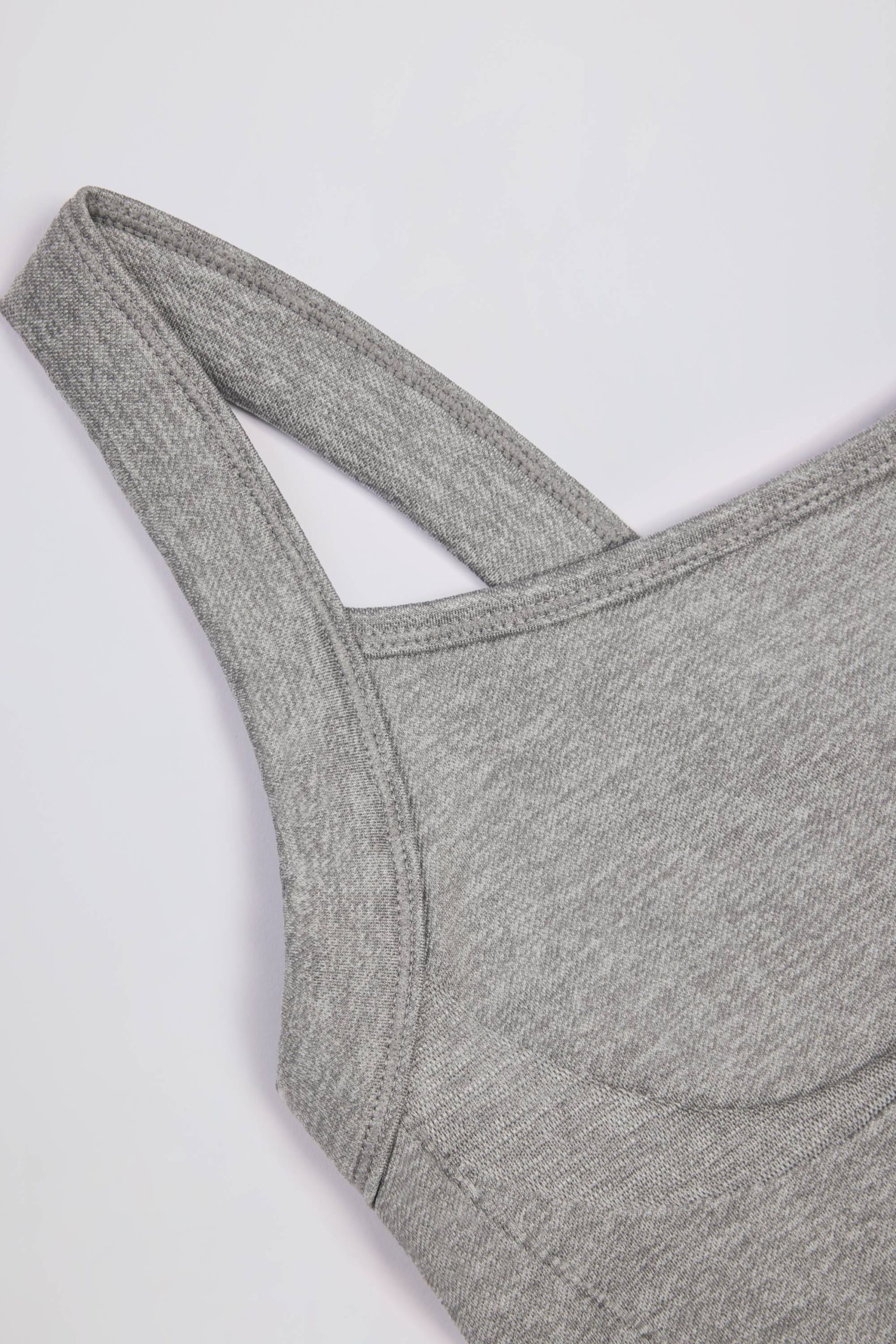 Super Sculpt Seamless Longline Camisole Top in Grey Marl - Image 5