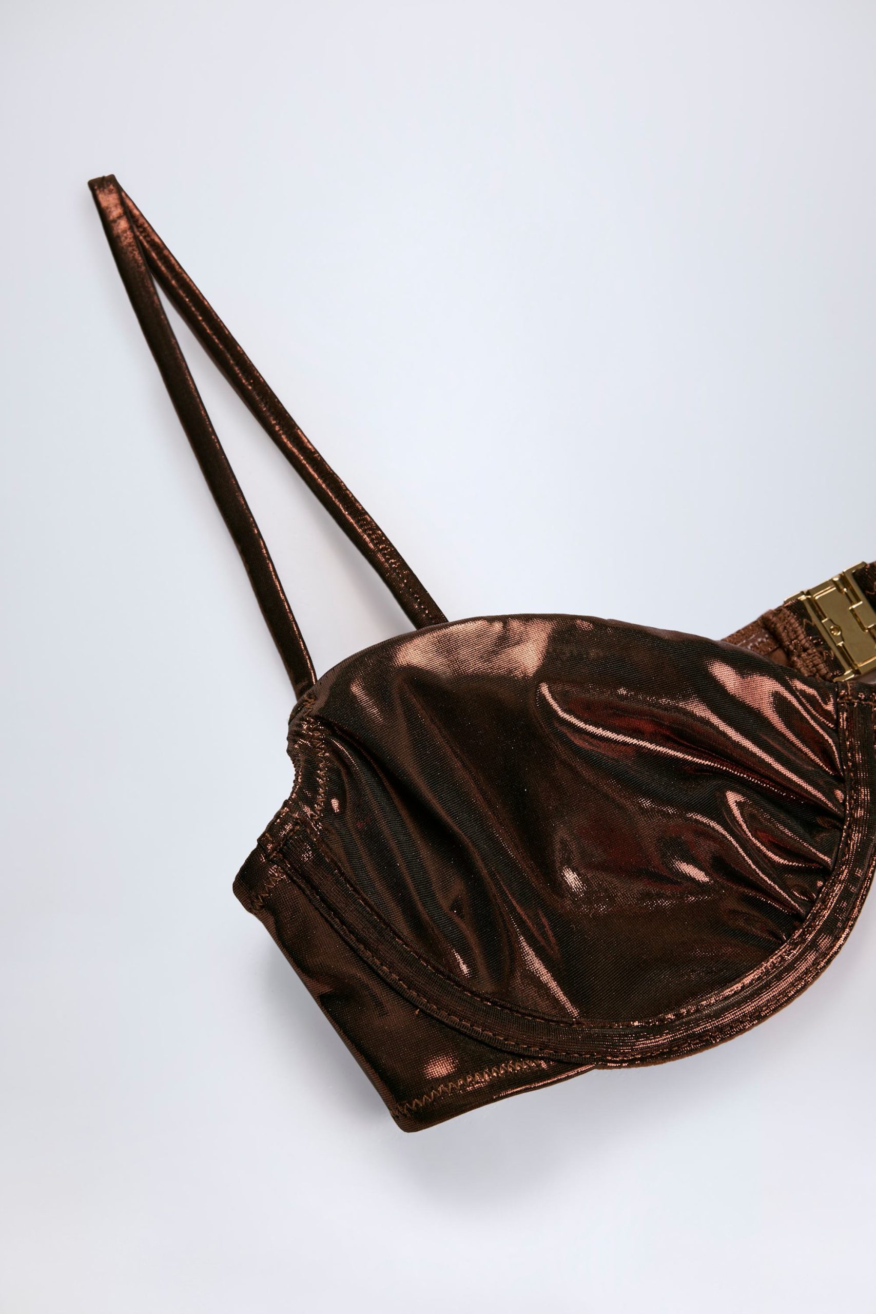 Underwired Bikini Top in Bronze - Image 6