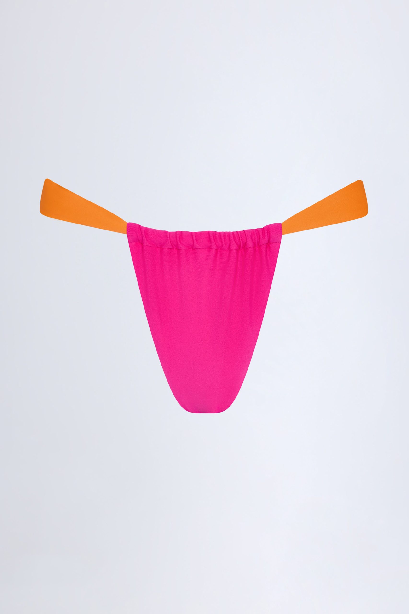 Cheeky Bikini Bottoms in Fuchsia Pink - Image 3