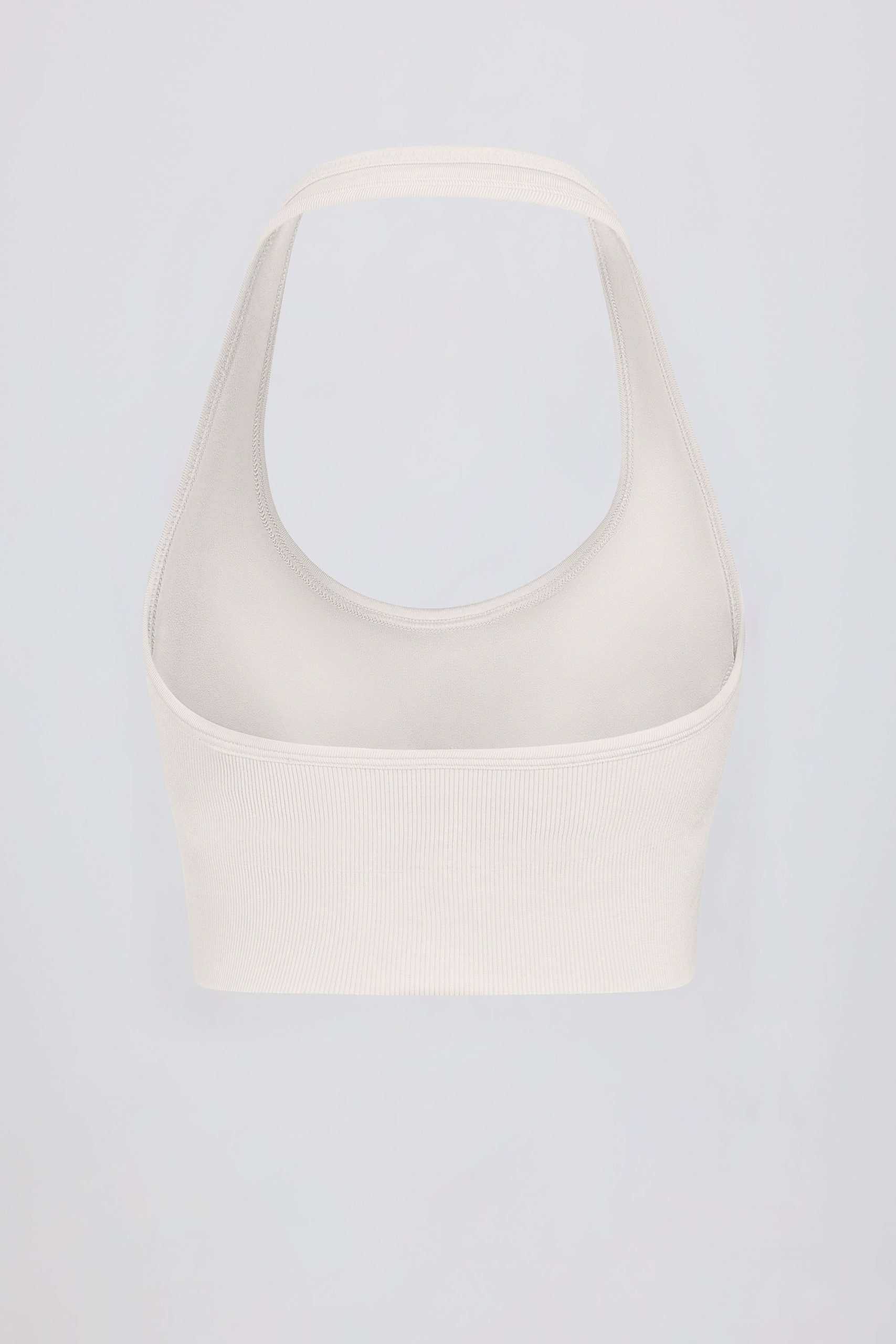 Define Luxe Halterneck Sports Bra in White - Image 8