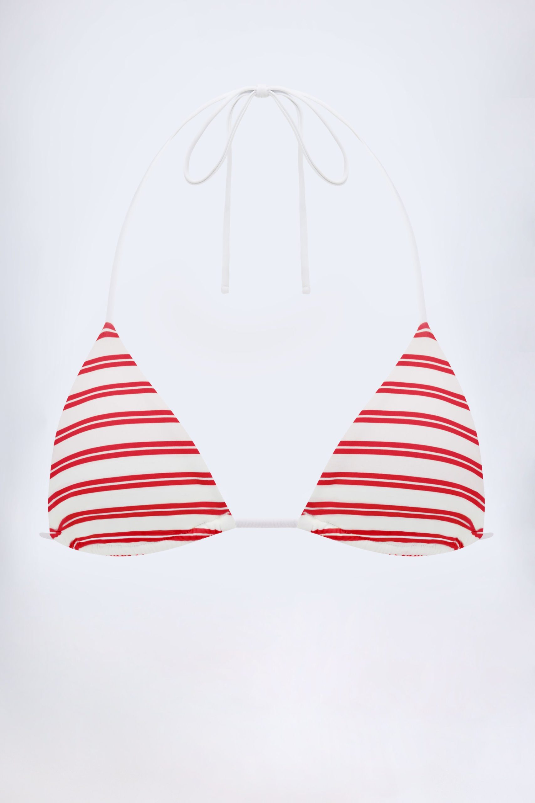 Triangle Bikini Top in Cherry Red - Image 2