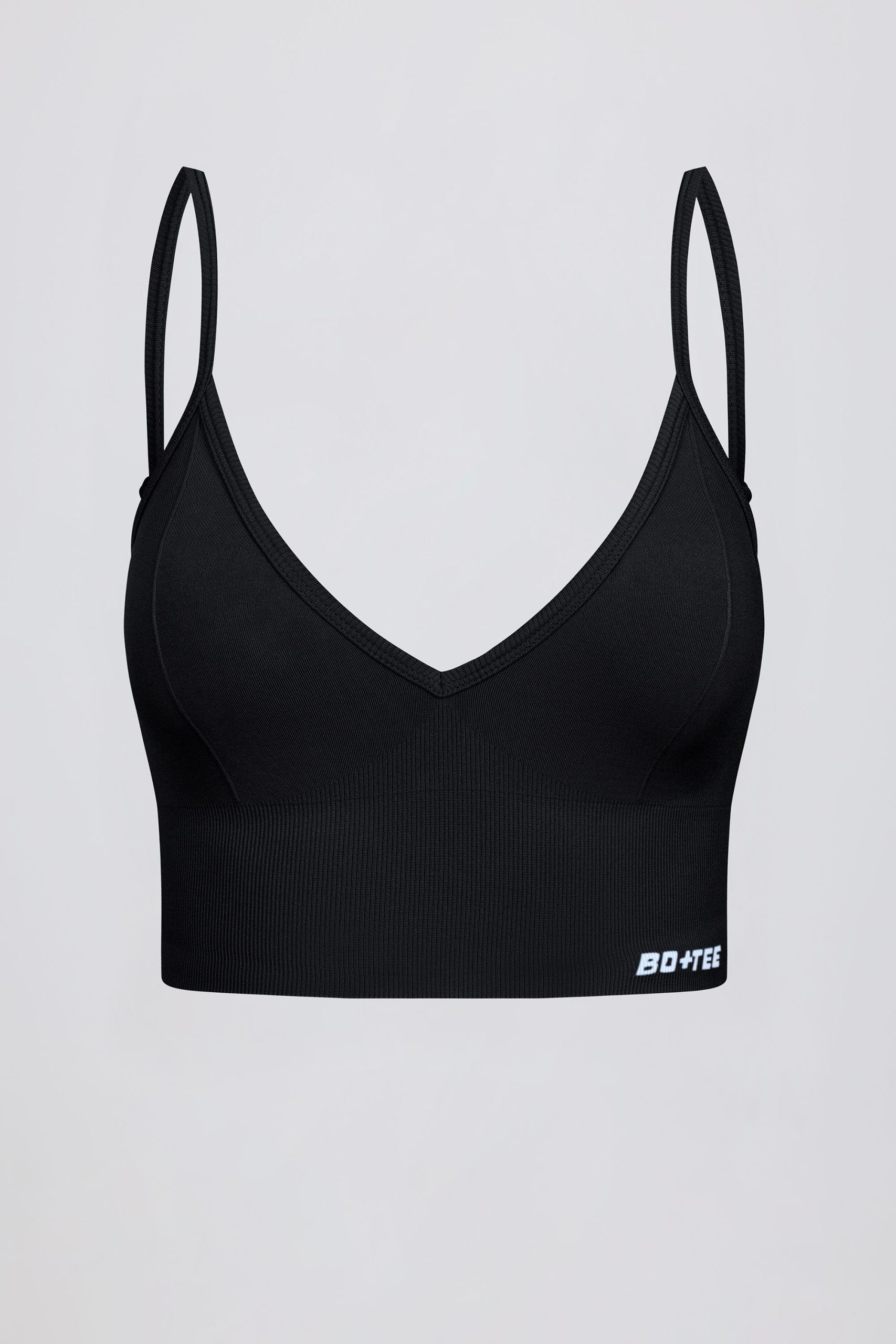 Define Luxe V-Neck Sports Bra in Black - Image 7