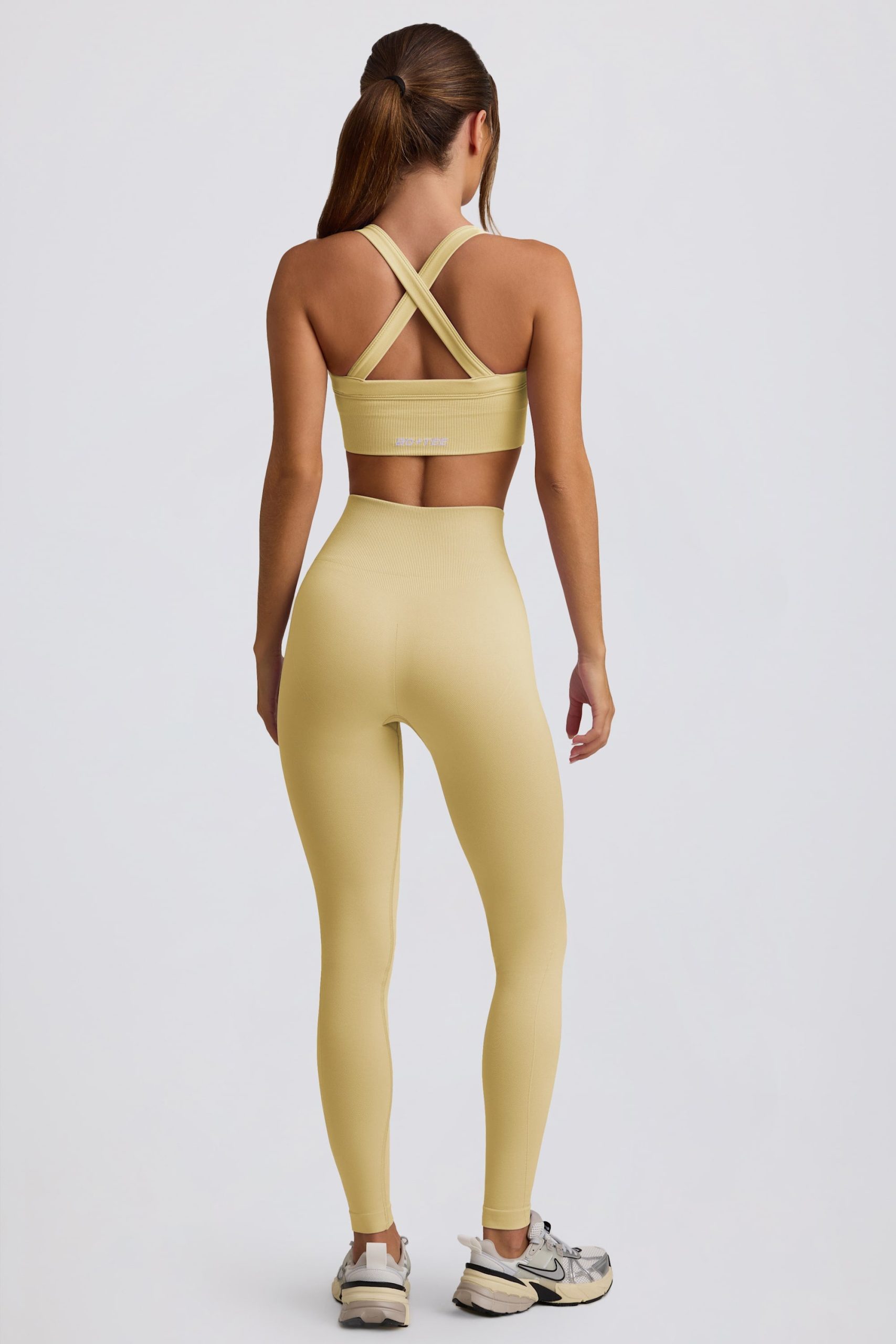 Super Sculpt Seamless High-Waist Leggings in Butter Yellow - Image 2