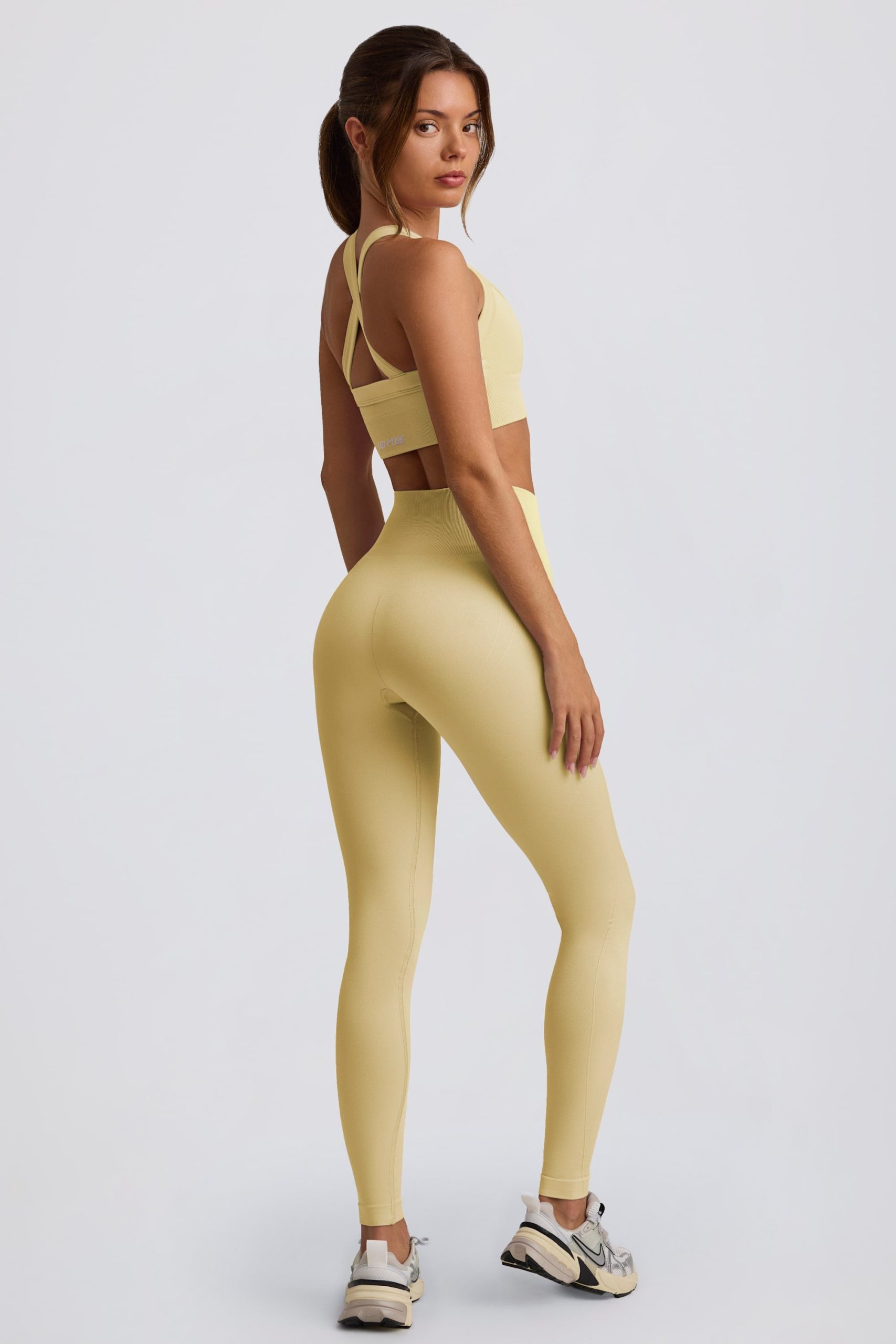 Super Sculpt Seamless High-Waist Leggings in Butter Yellow - Image 6