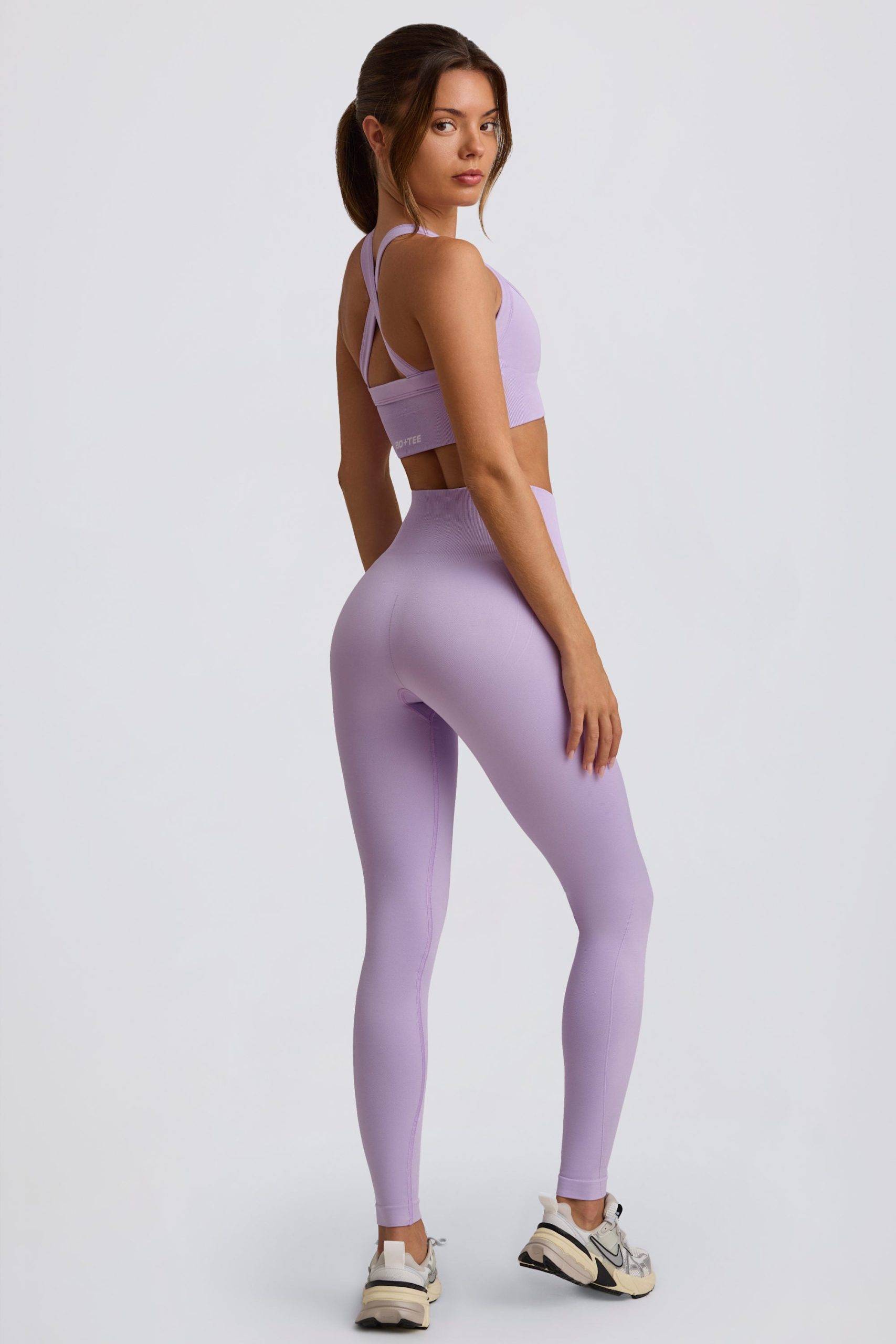 Super Sculpt Seamless High-Waist Leggings in Soft Lilac - Image 2