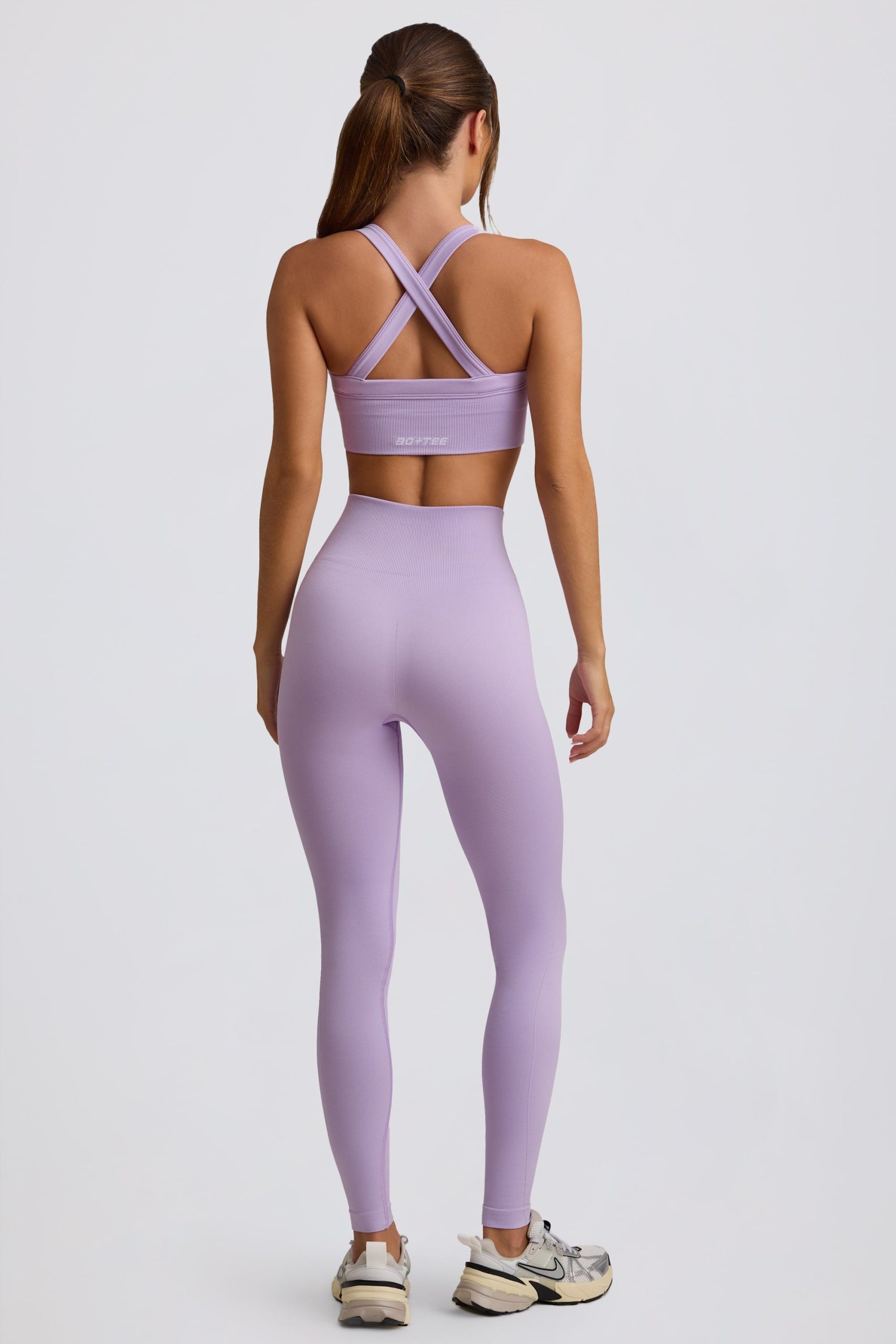 Super Sculpt Seamless High-Waist Leggings in Soft Lilac - Image 4