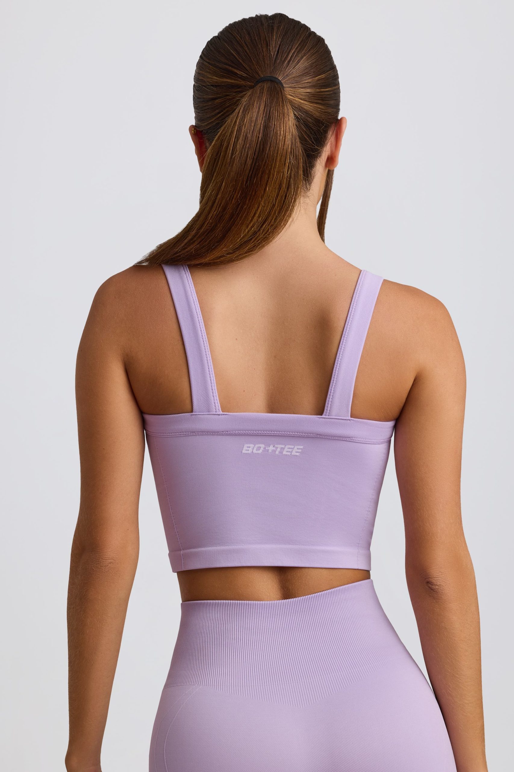 Super Sculpt Seamless Longline Camisole Top in Soft Lilac - Image 2