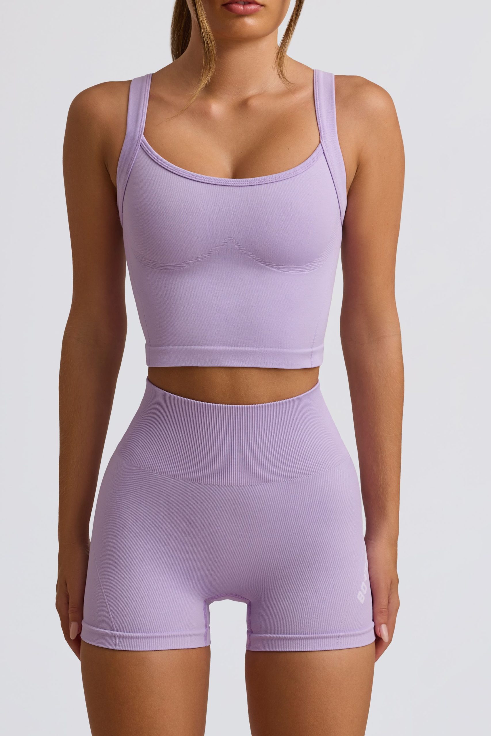 Super Sculpt Seamless Longline Camisole Top in Soft Lilac - Image 4